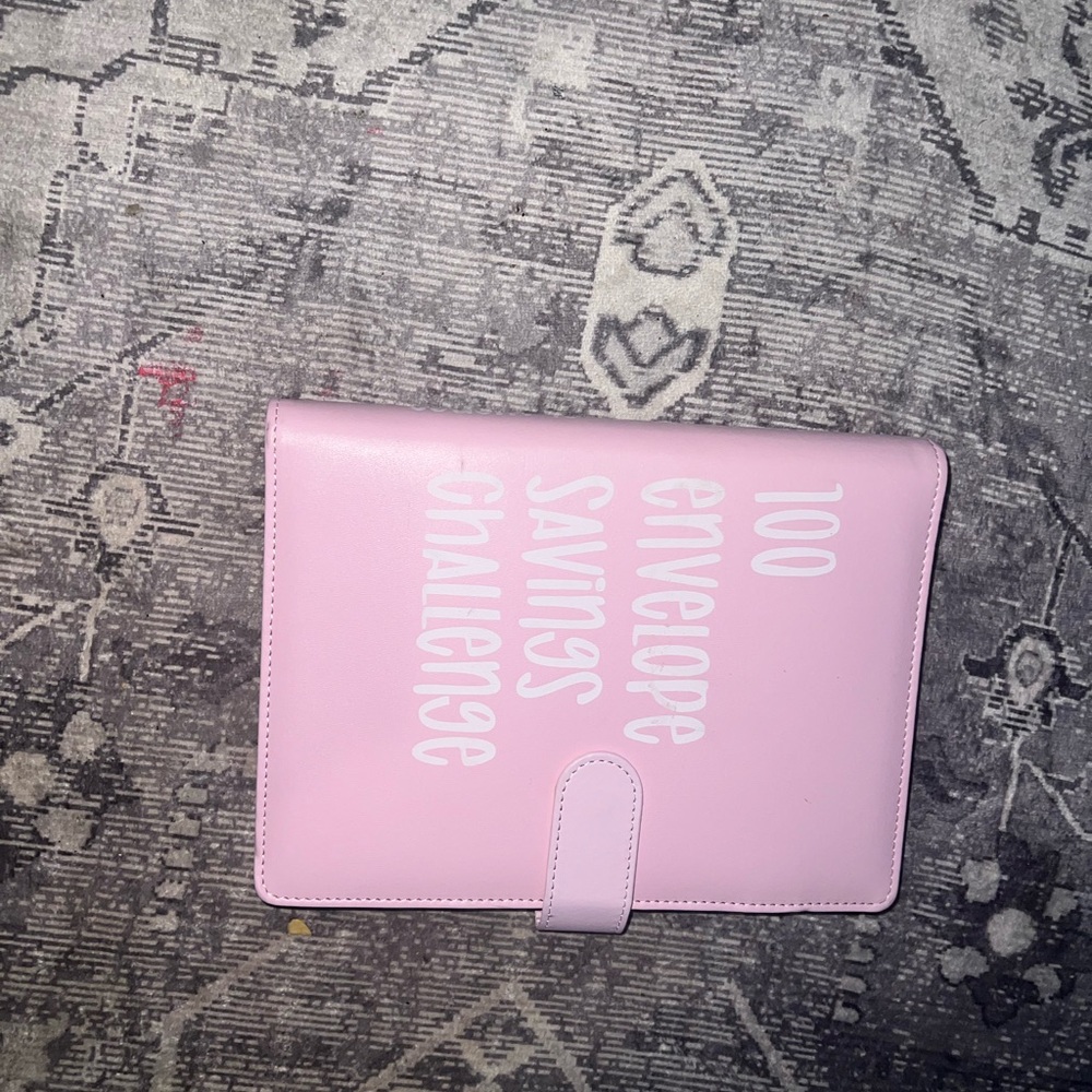 & Other Stories Pink Envelope Savings Challenge Organizer
